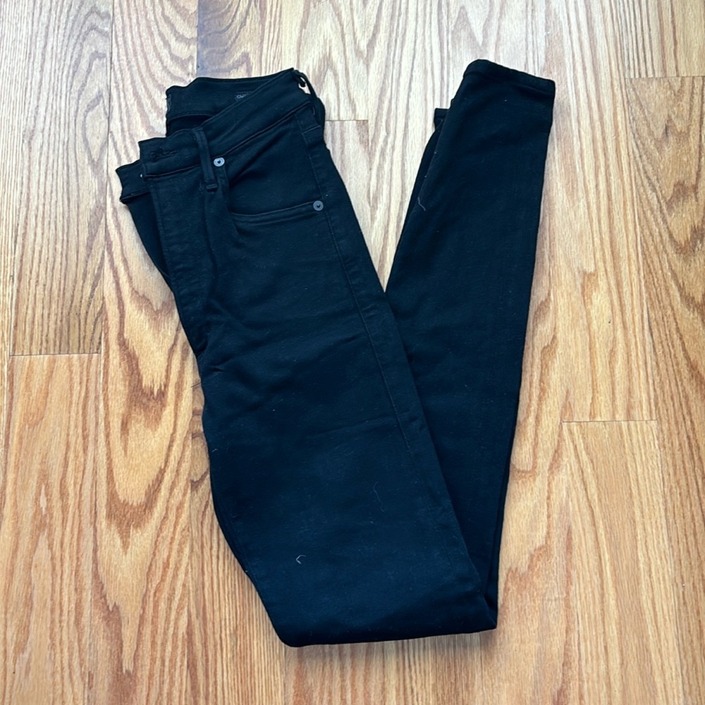 Citizen of Humanity black skinny jeans